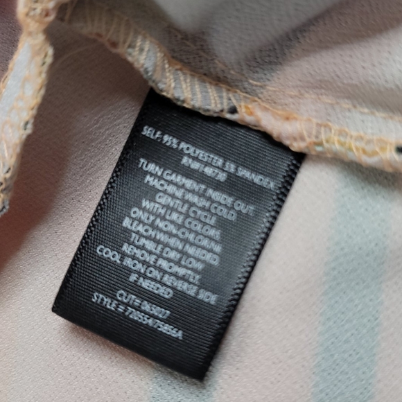 Beige by eci multicolored dress sz Med - Picture 10 of 10